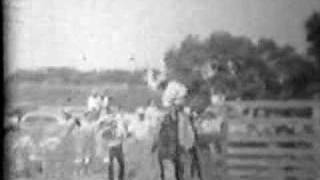 preview picture of video 'Broken Bow Nebraska Rodeo, late 1940s'