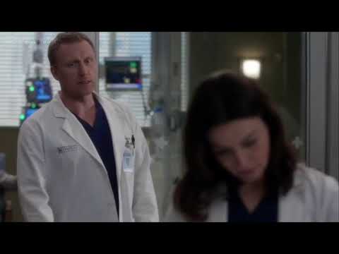 GA 13x17 - Amelia & Owen Fight in the Stairwell About a Baby