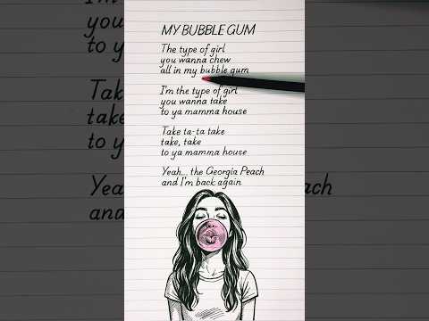 🎀💥 MY BUBBLE GUM – Rasheeda (Lyrics + Subtitles) #tiktokdance #viral