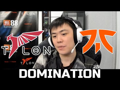 FNATIC VS TALON GAME 1 - 26 - 9 DOMINATION DPC SEA TOUR 3 2022