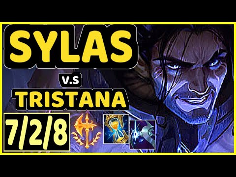 SYLAS vs TRISTANA - 7/2/8 KDA MID GAMEPLAY - EUW Ranked GRANDMASTER