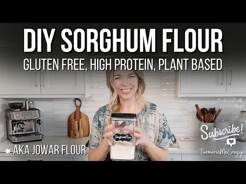 How to make Sorghum Flour at home - DIY Sorghum Flour #glutenfreeflour #plantbaseddiet #jowarrecipe