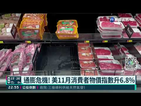 美消費者物價指數飆漲 創近40年新高