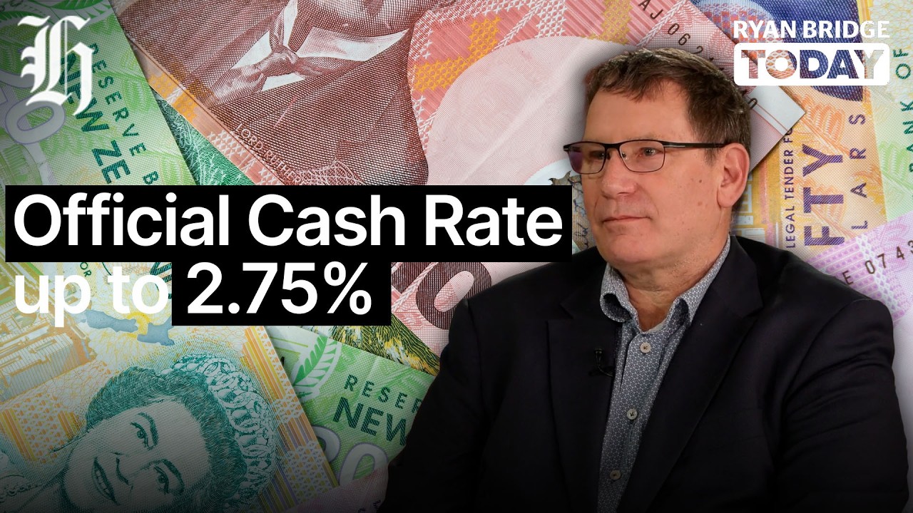 RBNZ signals slowing pace of OCR increases | Ryan Bridge TODAY