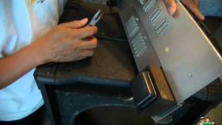 Video thumbnail for Crate BX100 Repair Cliff UK Jack fix, Grill , Component Panel and Speaker Removal by masguapoako