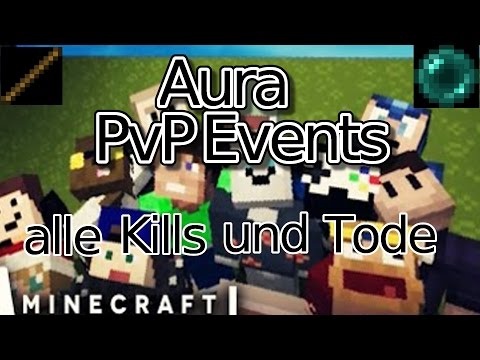 Minecraft Aura PvP Event 1 Highlights - All Kills and Deaths - MPZ