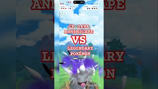 CP 1494 Annihilape Destroys Legendary Pokémon! 🔪 #pokemongo #fypシ゚viral #gamer #gameplay
