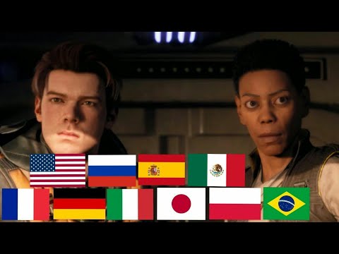 Voice / Performance Comparison: Star Wars Fallen Order (Cal, Cere & Greez) | Multi Language