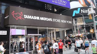 Tamashii Nations Store New York Grand Opening in Times Square