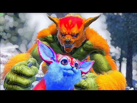 Taming the Mighty Ferox! (Shapeshifting) 4-Armed Canine! Ark Genesis - Dinosaurs