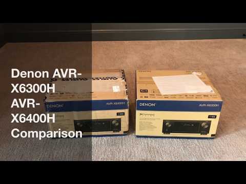 Denon AVR-X6400H vs. AVR-X6300H Unboxing