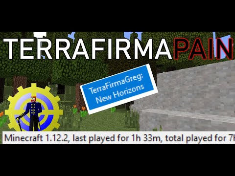 It took me 4 hours to make a pickaxe. [TerraFirmaGreg]