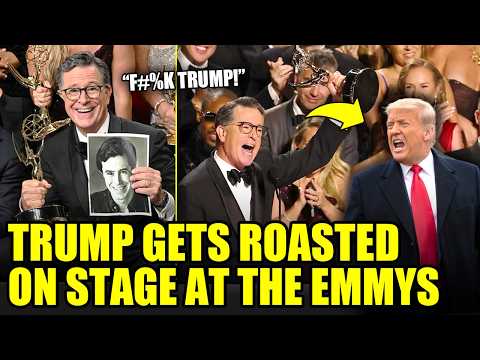 Stephen Colbert SLAMS Trump on Stage At The Emmys