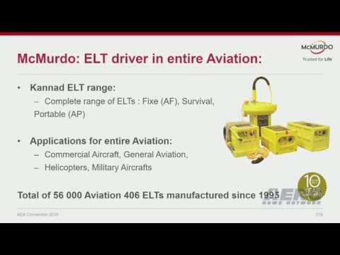 Aero-TV: McMurdo Group - AEA 2016 New Product Introduction