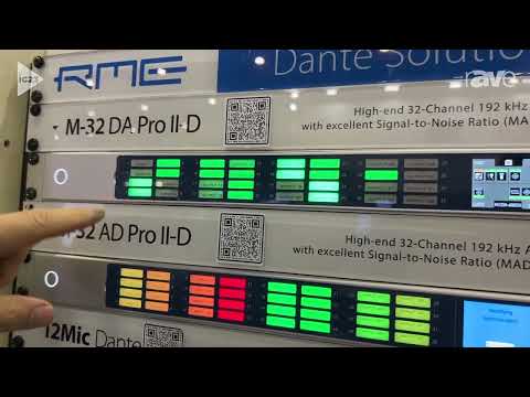 InfoComm 2023: RME Audio Introduces M-32 PRO II-D Converter with Dante Solutions