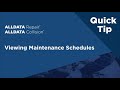  ALLDATA Quick Tip: Viewing Maintenance Schedules in ALLDATA Repair and ALLDATA Collision