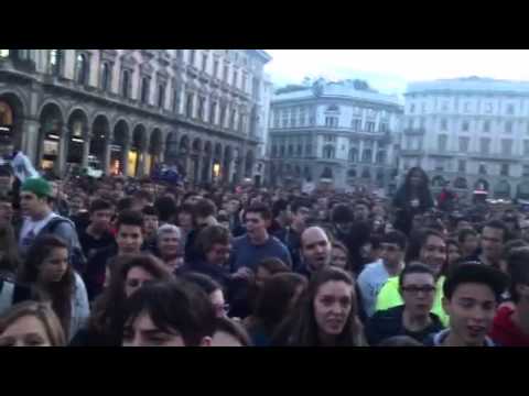 Animadores EveryBody na piazza Duomo