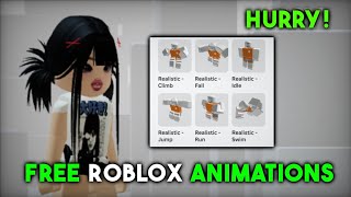 How to get this NEW FREE ANIMATION BUNDLE on Roblox!!! 2024