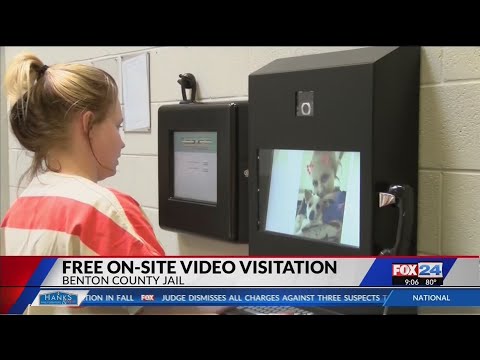 Benton County Jail Offers Free On-Site Video Visitation (Fox 24)