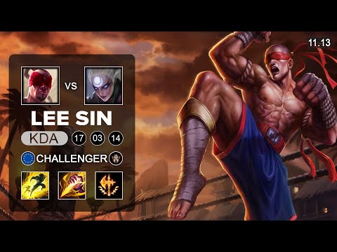 Lee Sin Jungle vs Diana - EUW Challenger Patch 11.13