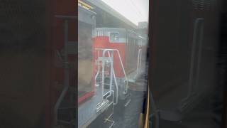 並走しながら京都駅に入線！米原訓練 試9981レ DD51-1191＋DD51-1192＋大サロ