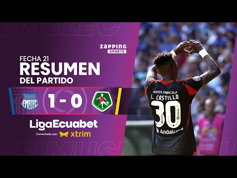 CS Emelec 1 - 0 Mushuc Runa / Fecha 21 / Liga Ecuabet conectada por Xtrim