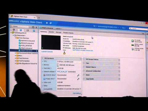 VMware demonstrated Cross-Cloud vMotion in VMworld 2015