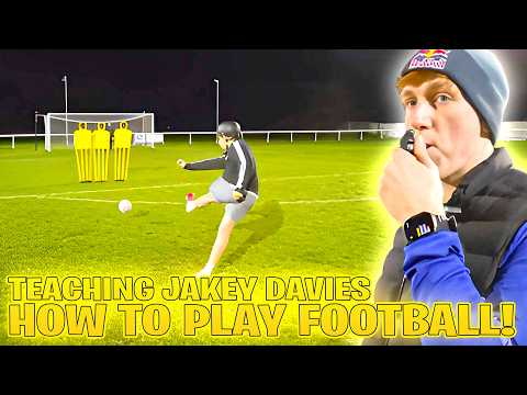Ginge Teaches Jakey Davies How To Play Football!