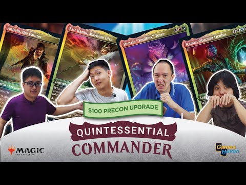 Kitt Kanto vs Henzie vs Anhelo vs Kamiz $100 Precon Upgrade | MTG Commander EDH Gameplay New Capenna