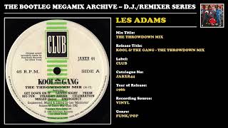 LES 'THE MIX DOCTOR' ADAMS * THE THROWDOWN MIX * Club Records JABXR44 * 1986