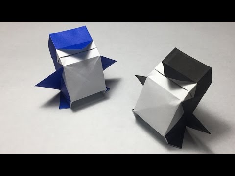 Origami Penguin 3D Tutorial