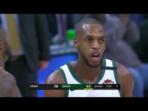 Khris Middleton Full Play vs San Antonio Spurs | 01/04/20 | Smart Highlights