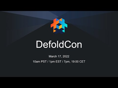 DefoldCon - Defold Conference Q1 2022