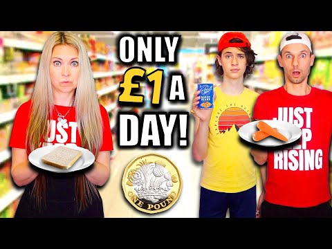 FAMILY LIVES ON ONLY £1 A DAY! Extreme food budget!