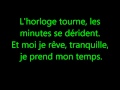L Horloge Tourne Mickael Miro Paroles