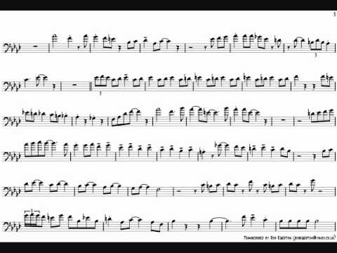 JJ Johnson 'Indiana' Trombone Solo Transcription