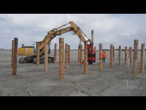 Pfahlneubau in St. Peter Ording (April 2019)