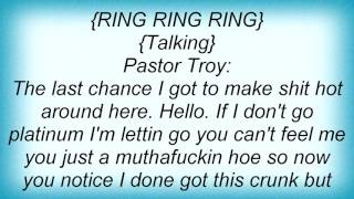 16621 Pastor Troy - I'm Warning Ya (Intro) Lyrics