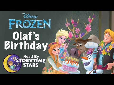 Disney ⛄️ Frozen: Olaf’s Birthday ☃️ Short Princess Bedtime Story Read Aloud for Kids | Audiobook