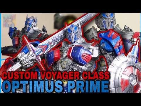 STUDIO SERIES TRANSFORMERS THE LAST KNIGHT Custom Voyager Class Optimus Prime HD | Jamesimus Prime