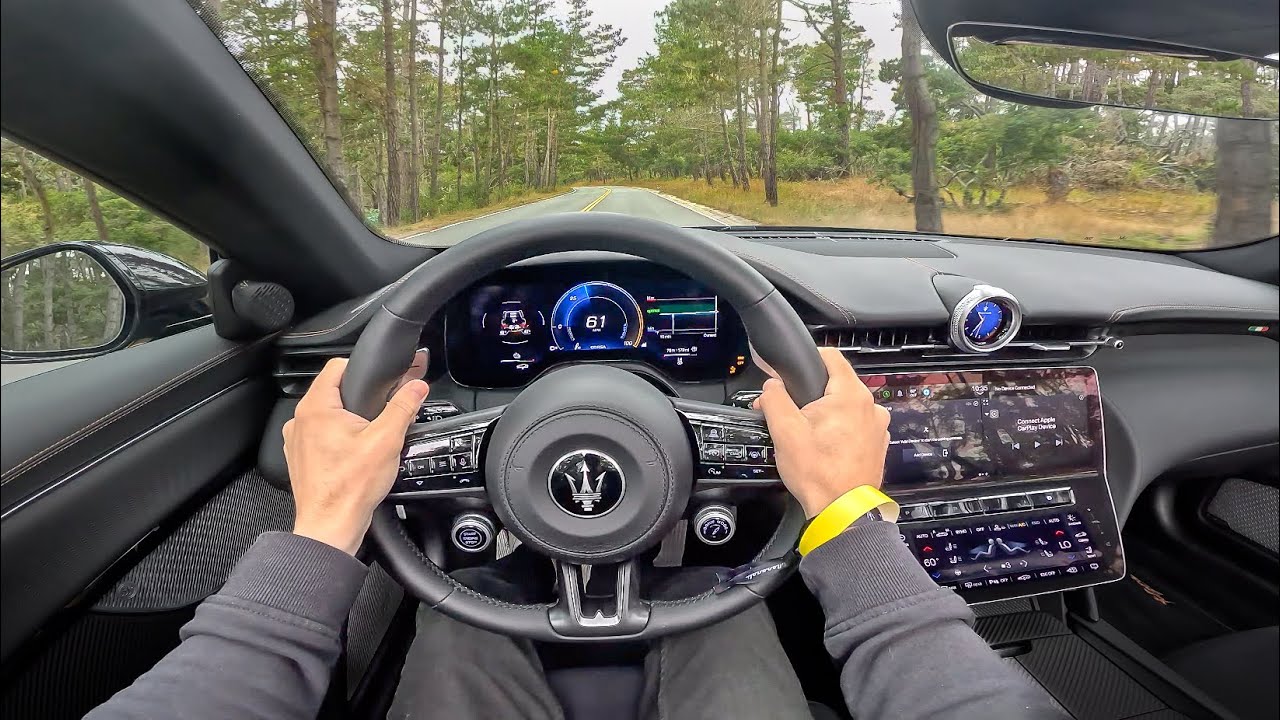 What It's Like To Drive The 818HP Maserati GranCabrio Folgore EV (POV)