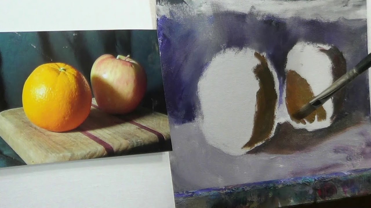 Oil Painting- Seeing color as value part 2 of 2