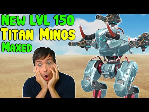 NEW Level 150 MINOS TITAN Maxed War Robots 6.6.0 Live Server Gameplay WR
