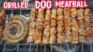 GRILLED DOG MEATBALL- Travel thirsty Vietnam