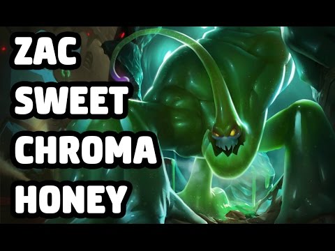 ZAC SWEET CHROMA HONEY SKIN SPOTLIGHT - LEAGUE OF LEGENDS