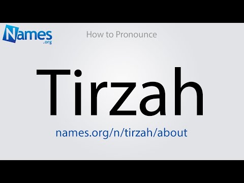 How to Pronounce Tirzah