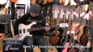 Video thumbnail for Cort T34 Used bass Guitar at Fret Music by FretMusicSouthampton