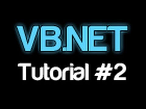 VB.NET Tutorial 2 - Hello World (Visual Basic 2008/2010)
