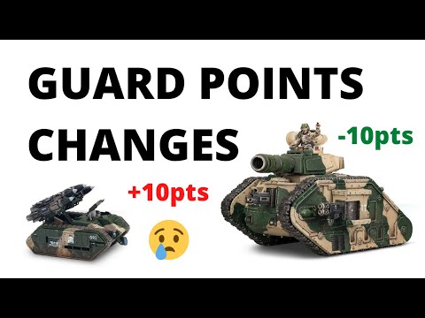 Guard Points Changes from Chapter Approved - Leman Russes Buffed More