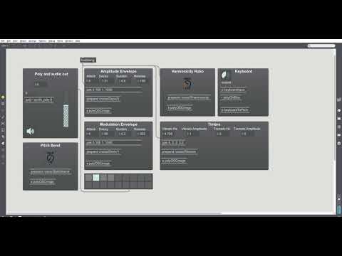 Max MSP Synthesizer